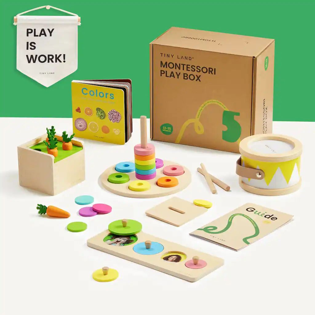 Tiny Land® Montessori Toys Set for Toddlers (13-15 months)