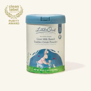 LittleOak Natural Goat Milk Toddler Drink 28oz Tin (12 Months – 4 Years)